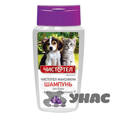 Чистотел Шампунь от блох для щенков и котят МАКСИМУМ 180мл C615 x36
