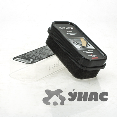 СИЛЬВЕР PS2102-01/PS3102-01 (PS1102-01)  Губка широкая, придающая блеск черная х6/48/96