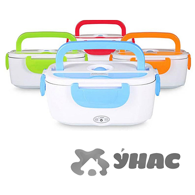 Ланч-бокс 2отдел. 10*25см от прикуривателя 515AL (32)