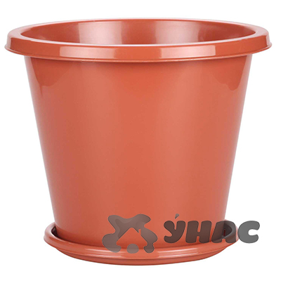 Горшок ЭКОНОМ 2л с поддоном КОР БШ6601 (30)