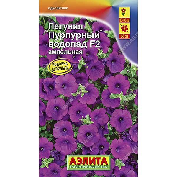 Петуния Пурпурный Водпад амп. Аэлита Ц 