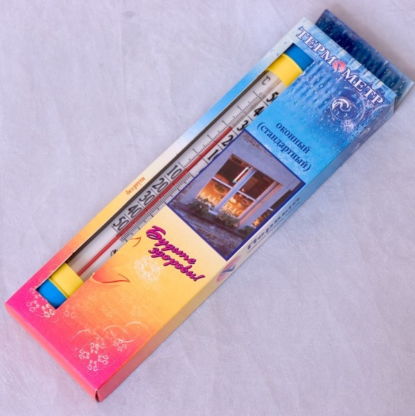 Термометр оконный Стандарт (-50+50) картон. ТБ-202