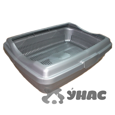 Лоток большой с сеткой и бортиком 430*330*125мм (для животных) Белгород (14)