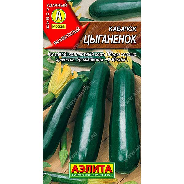 Кабачок Цыганенок цукини Аэлита Ц