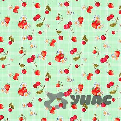 Клеенка тканая основа 125*25м 1 сорт 549/3 (вишня, зеленый) Тверь