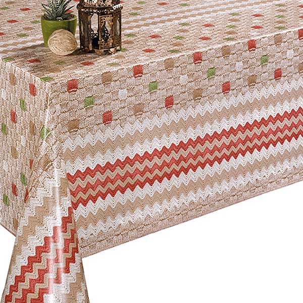 Клеенка 140*20 ДЕКОРАМА 128А вязание,беж ТУРЦИЯ