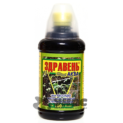 ЗДРАВЕНЬ Аква для рассады 0,5 л с мерным стаканчиком 