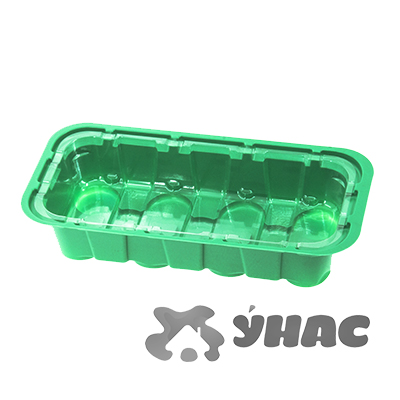 Парник под торф.таблетки (мини-теплица) 11мест д.33 (24*12*5см) (Агроком) х105 