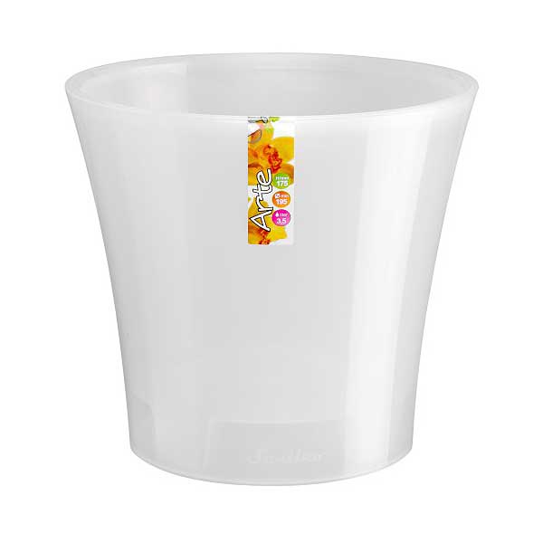 Кашпо АРТЕ 5 л Жемчуг прозрачный Сантино 