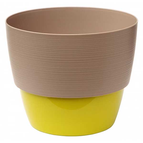 Горшок "Валенсия"2,5л Фраппе-фисташковый ВЛ17-13 Ливингрин х12 