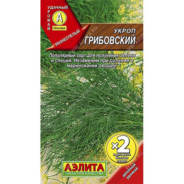 Укроп Грибовский 2-я гр Аэлита Ц