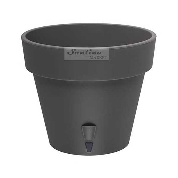 Кашпо Латина 9,1л антрацит Сантино х10 