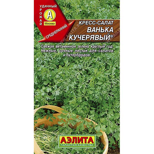 Кресс-салат Ванька-кучерявый Аэлита Ц