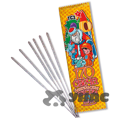 Бенгальские огни 170мм (6шт) ЭКСТРА ТР157(200)