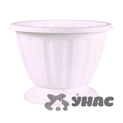 Горшок ПАЛЬМИРА 10л на ножке БЕЛ БШ1398 (10) 