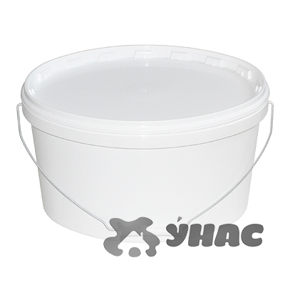 Ведро герметичное овал 10л с кр.04210 МилихПластик (20)