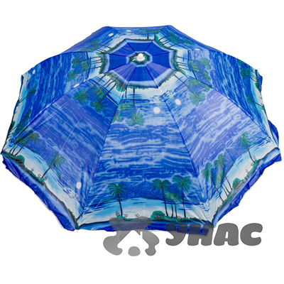 Зонт пляжный h-2м d-200см с наклоном 1106-1JW(30)