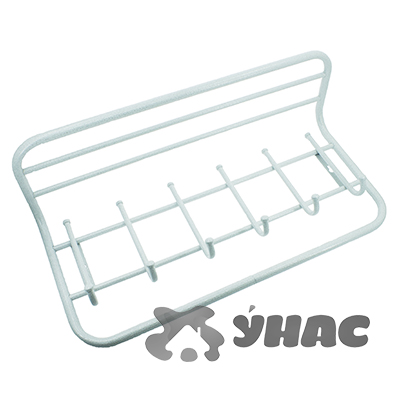 Вешалка с полкой 60см цвет белый ВСП6Б 600х220х265мм х1