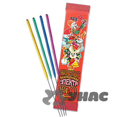 Бенгальские огни 210мм (6шт) СПЕКТР ТР160 (200)