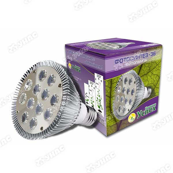 Фитолампа Фотосинтез-36(Е27)12W   700LM (0038)