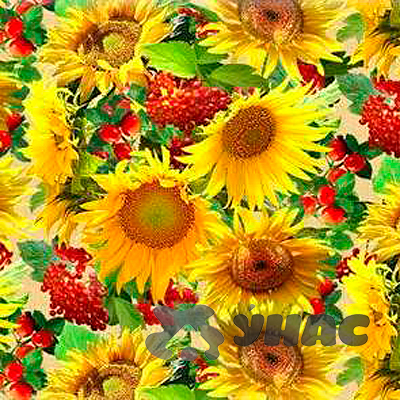 Клеенка тканая основа 125*25м 1 сорт 803/2 (подсолнух) Тверь