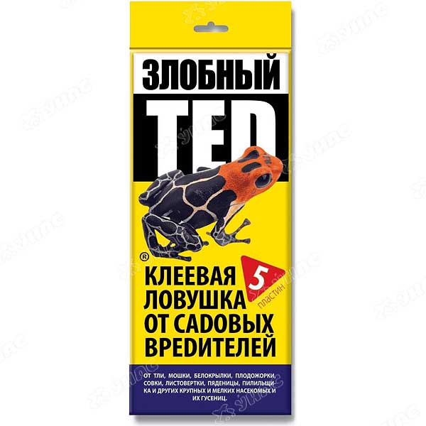 Злобный ТЭД клеевая ловушка для содвых вредителей 5 шт