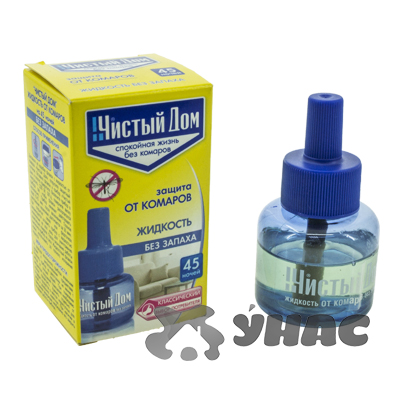 Антикомариная жидкость 45 ночей Чистый дом 02-606