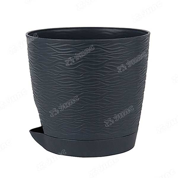 Кашпо Блюз 1,5л Антрацит КШ-9002 ВМС(18) 