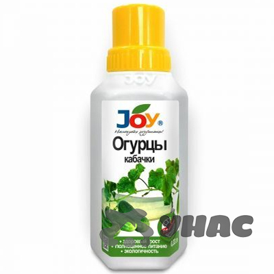 Удобрение жидкое 0,33л. Огурцы (лигногумат-NPK 6%) JOY х12/20 