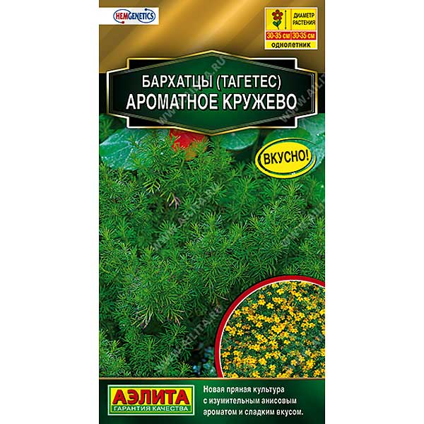 Бархатцы Ароматное кружево Аэлита Цх10 