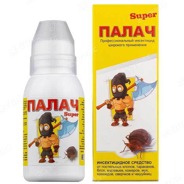 ПАЛАЧ "Super" 100мл. (от клопов, тараканов, блох, муравьев) х25