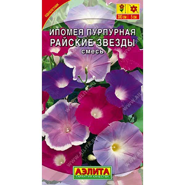 Ипомея Райские звезды пурпурная смесь Аэлита Ц 