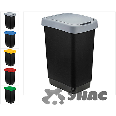 Контейнер для мусора ТВИН 25л Серый М2469 х6