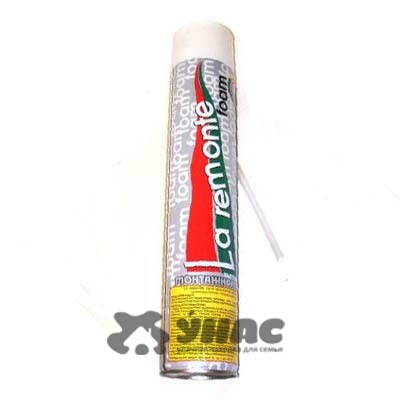 Пена монтажная LA REMONTE адапторная всесезонная (брутто 500г) 1л х16