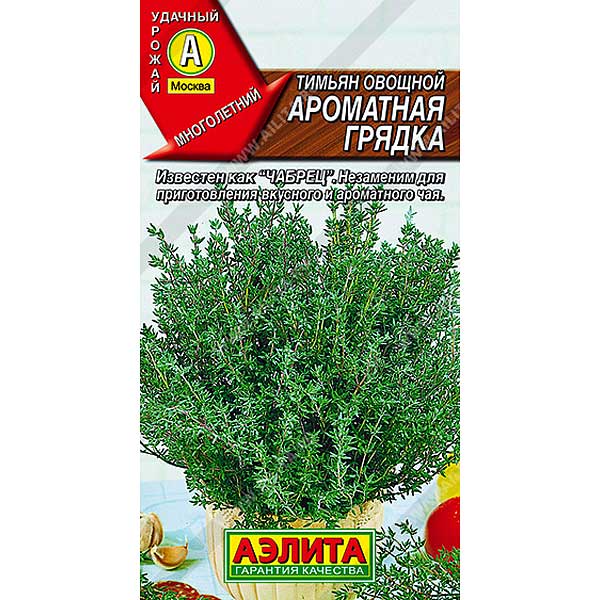 Тимьян Ароматная грядка овощной Аэлита Ц
