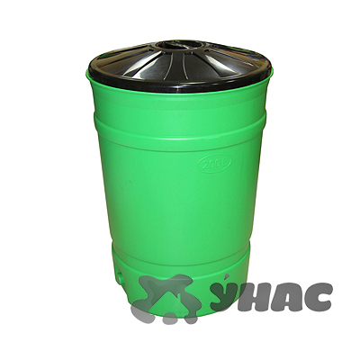 Бочка-бак 200л. с крышкой БШ1625 х3