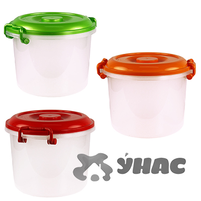 Контейнер круглый с ручками 8 л. БШ098