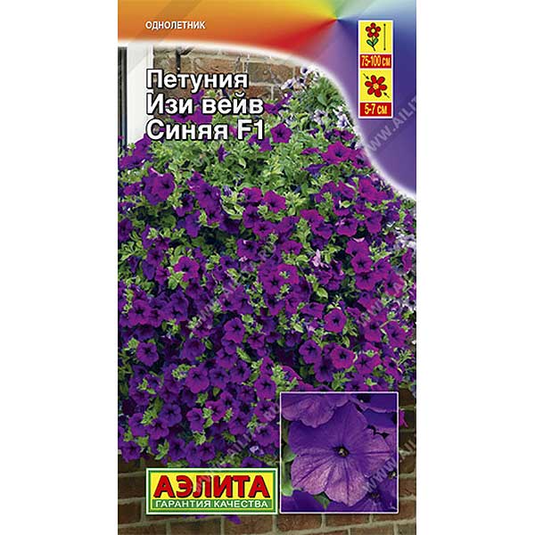 Петуния Изи вейв синяя Аэлита Ц 