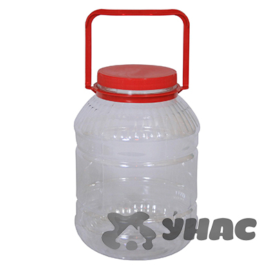 Банка 5 л. ПЭТ со съемной ручкой БШ494
