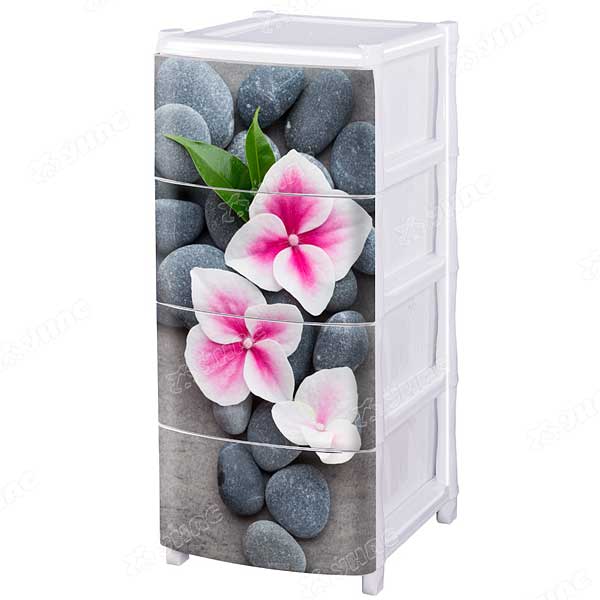 Комод 4-секционный "Орхидея" Эльфпласт 439