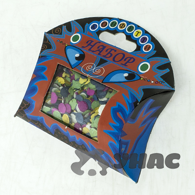 Конфетти в футляре с окошком С454 (80)