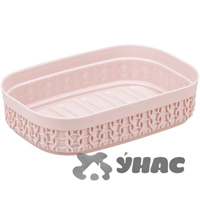 Мыльница Вязание чайная роза М2238 х17 