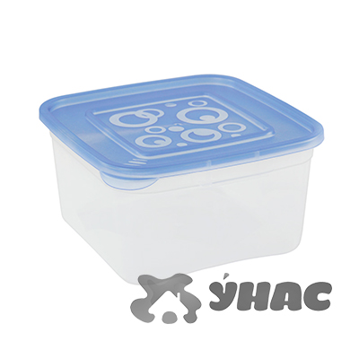 Емкость для СВЧ 0,7л (квадрат) БШ1624 (24)