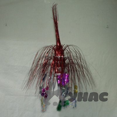 Подвеска-ФОНТАН Y018 h-50см со снежинками (100)