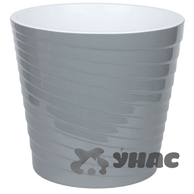 Горшок "ЭЙС" 3,8л Серый мусс ЭС19-70 Ливингрин (16) 