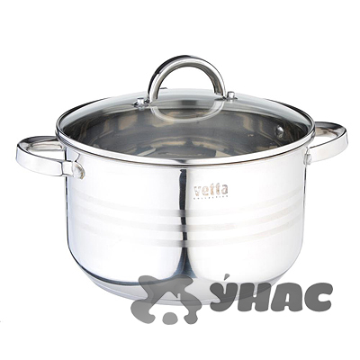 Кастрюля 2,9л стекл.кр. Фултон 822-113 VETTA