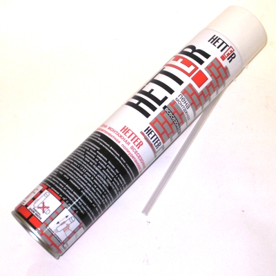 Пена монтажная HETTER адапторная всесезонная (брутто 440г) 1л х16