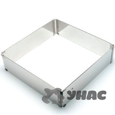 Форма для выпечки квадрат разъем.метал.15-28см NA1683/NA1740 (48)