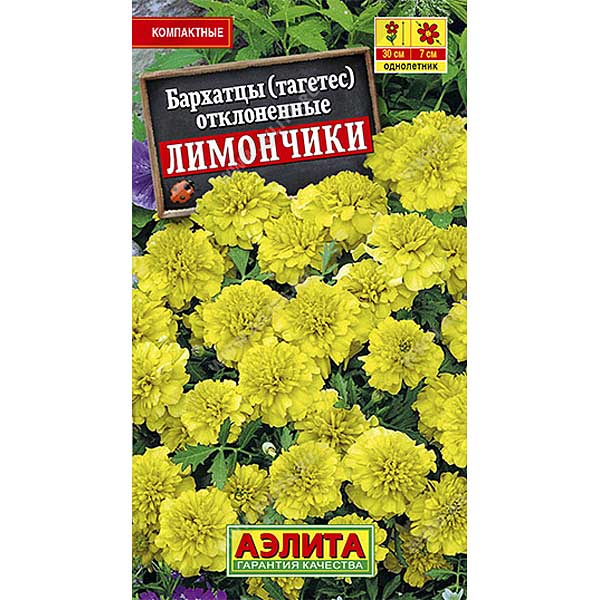 Бархатцы Лимончики Аэлита Ц 