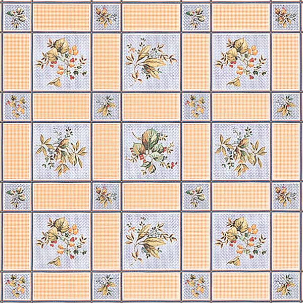 Клеенка 140*20 ДЕКОРАМА 102А (клетка с рисунком) ТУРЦИЯ